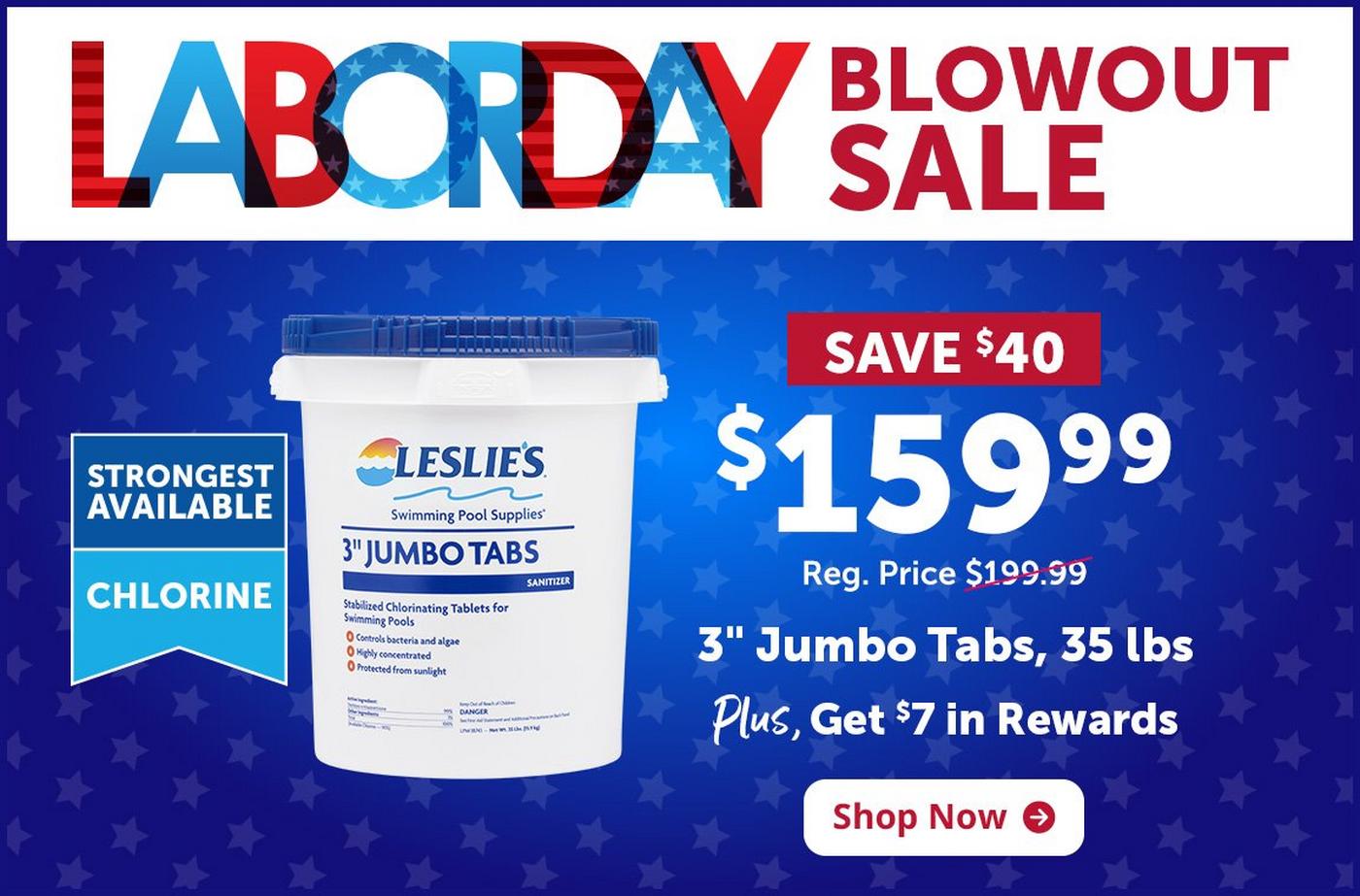 20% off 35lb tabs